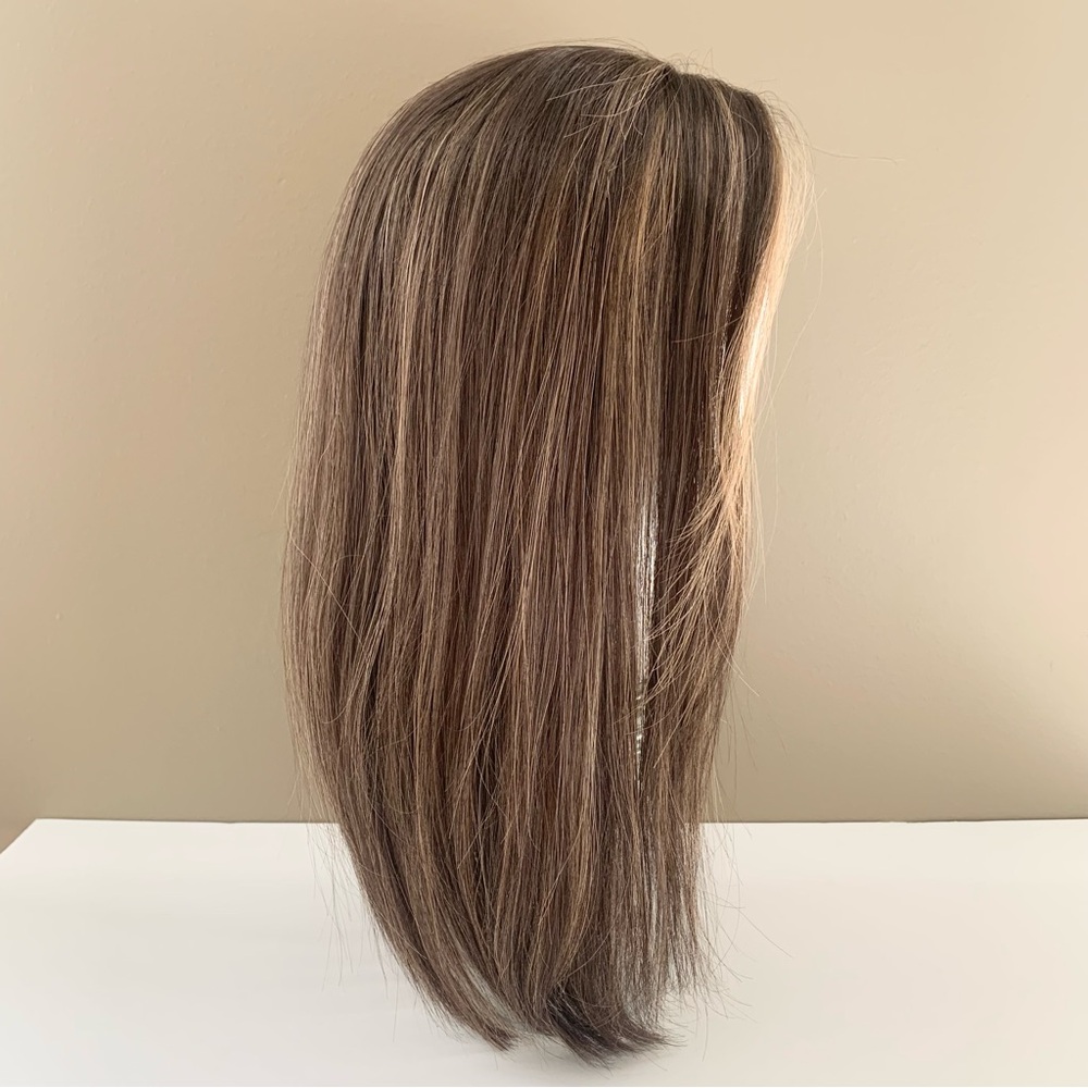 Human hair topper Airy Elegance by Uniwigs - Picture 3 of 12